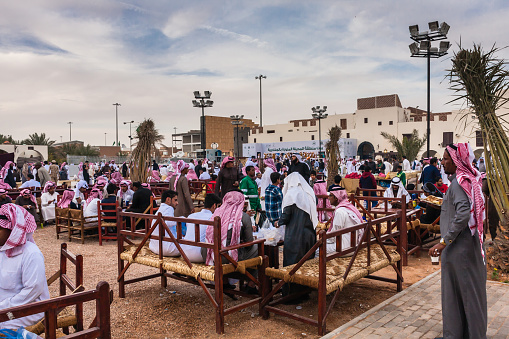 The Janadriyah Festival is the biggest annual cultural event in Saudi Arabia. February 2018, Riyadh.