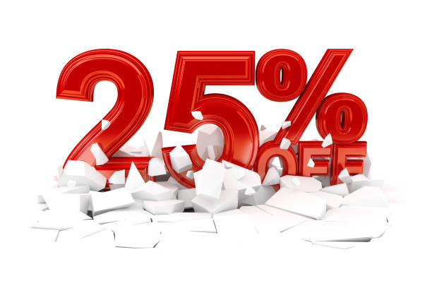 istock Percent off discount sale - 3d render 1161863188