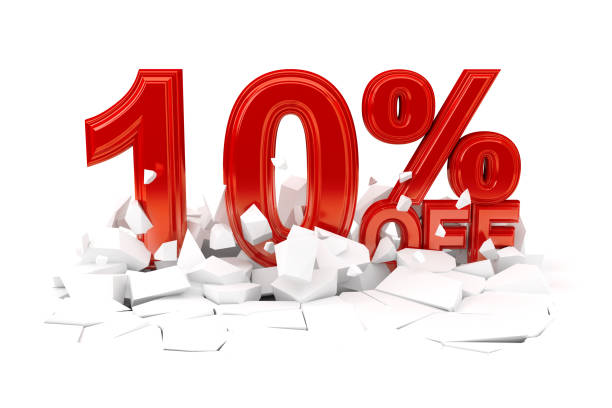 istock Percent off discount sale - 3d render 1161863202