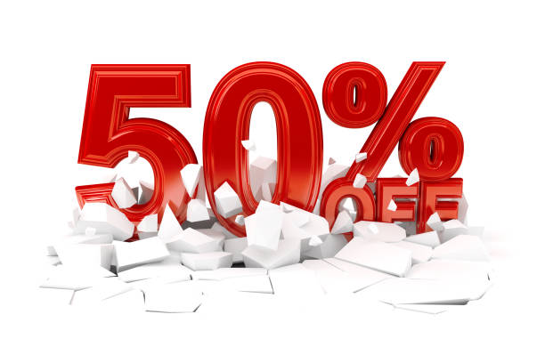 istock Percent off discount sale - 3d render 1161863208
