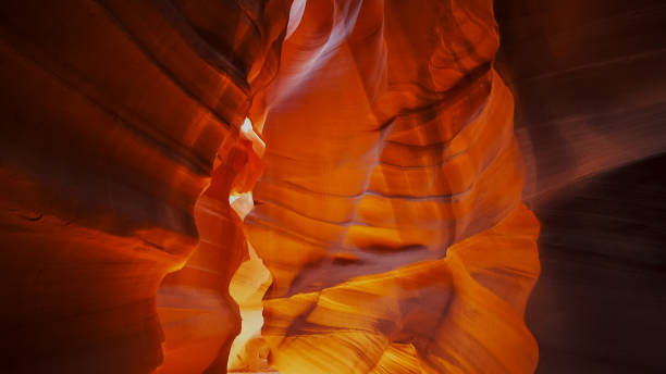 istock upper antelope canyon's red stone walls in arizona 1161867597
