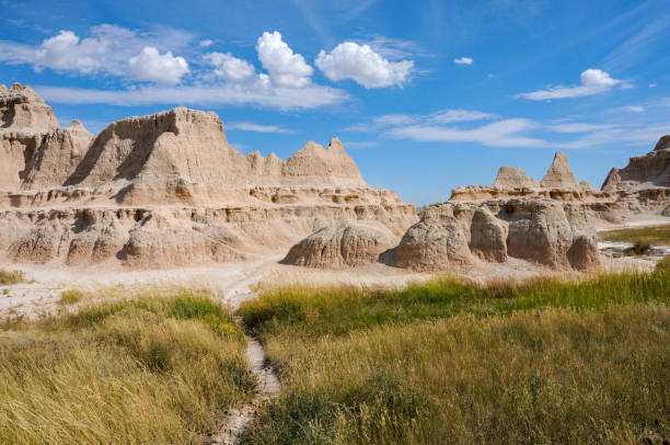 istock Badlands National Park - Trail Invites Discovery 1161868364