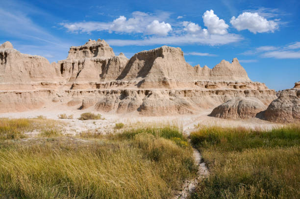 istock Badlands National Park - Trail Into the Badlands - Horizontal 1161868445