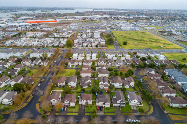 istock Auckland Aerial View 1161871236