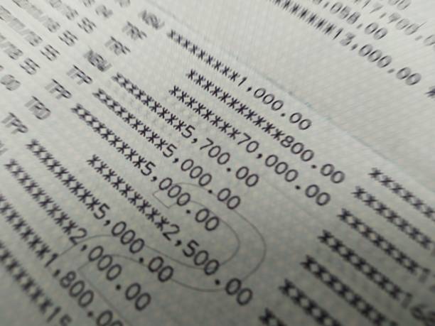 istock Bank account book close up selective focus, Financial concept background 1161871969
