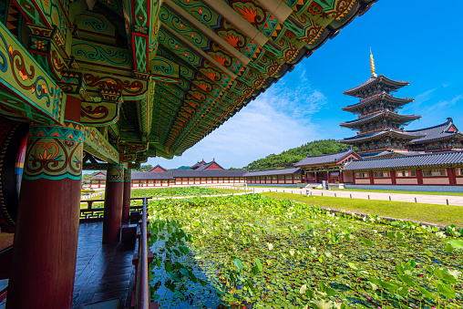Baekje Cultural Land in Buyeo city\nIs South Korea's historic tourist destination