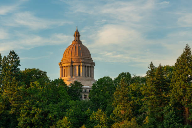 istock Capitol Dome Of Washington State On A Summers Evening 1161878723