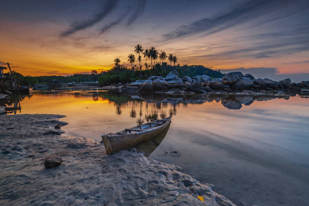 istock Panorama Sunset at bintan island wonderful Indonesia 1161885642