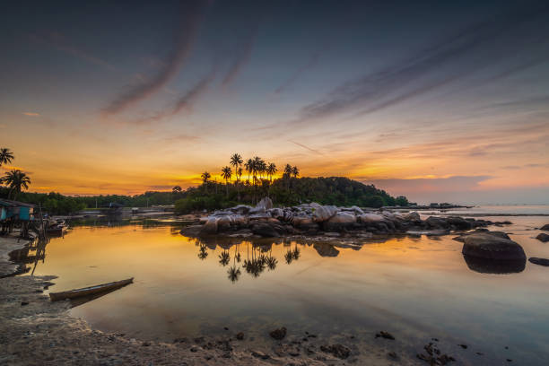 istock Panorama Sunset at bintan island wonderful Indonesia 1161885649