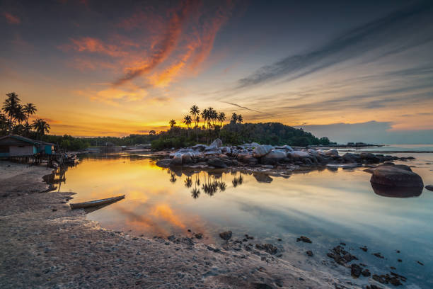 istock Panorama Sunset at bintan island wonderful Indonesia 1161885651