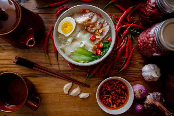 istock Chinese homemade cooked noodles 1161888160