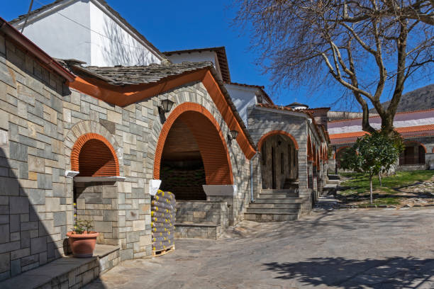 istock Medieval Holy Monastery of Holy Mary Eikosifoinissa, Greece 1161888202