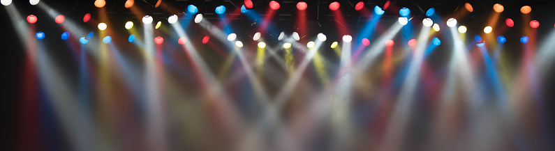 Colorful Concert Stage Spot Lighting