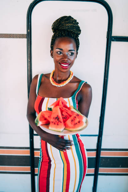African woman portrait