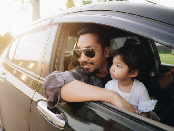 istock Happy family doing a road trip 1161893630