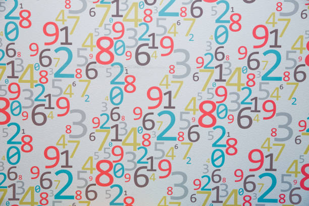 istock Wall Background of clorfull numbers. from zero to nine. Background with clorfull numbers. Clorfull Numbers texture 1161900702