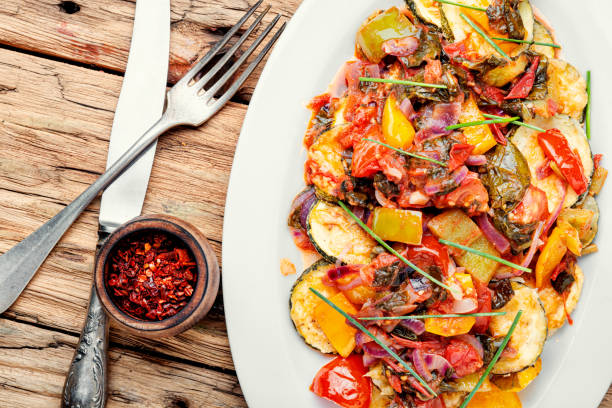 istock Grilled zucchini in Greek 1161902704