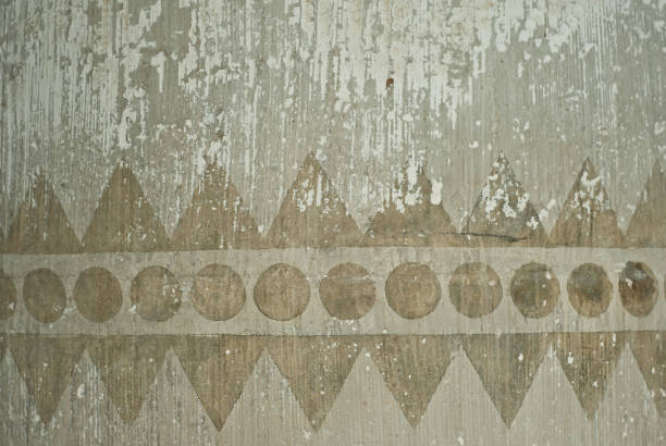 istock The texture of an old concrete wall with drawings and patterns. 1161913499
