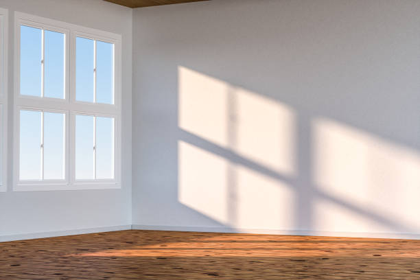 istock The cleaning house and the sunshine from the window, 3d rendering. 1161913936