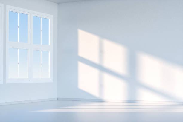 istock The cleaning house and the sunshine from the window, 3d rendering. 1161914024