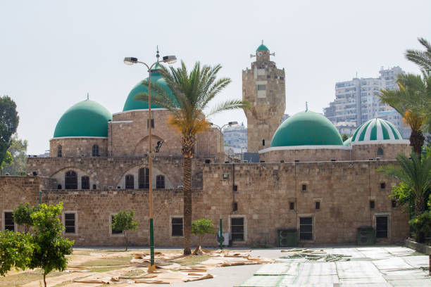 Exterior of the Taynal Mosque. Tripoli, Lebanon stock photo