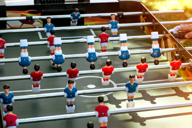 istock Table football game close-up selective focus 1161919117