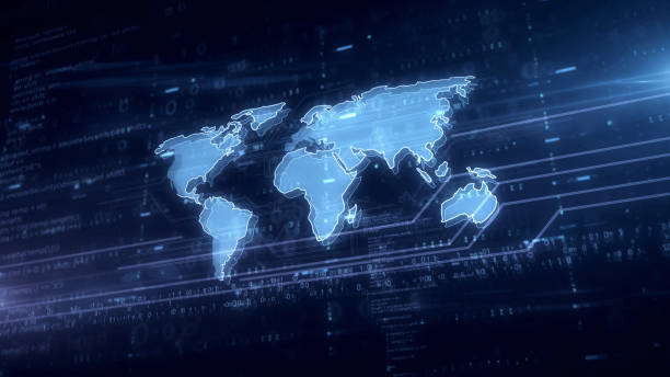 istock Cyber security world blue hologram 1161919148