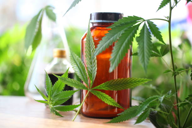 istock Medical marijuana cannabis cbd oil 1161923660