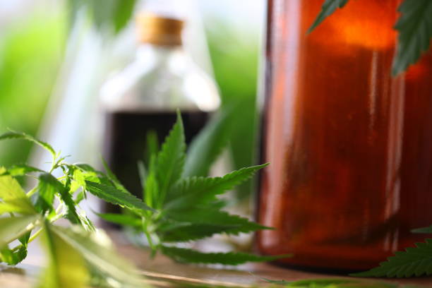 istock Medical marijuana cannabis cbd oil 1161924185