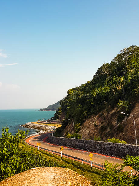 istock Sharp curve and beautiful sky,Noen-nangphaya view point,Chanthaburi,Thailand 1161932645