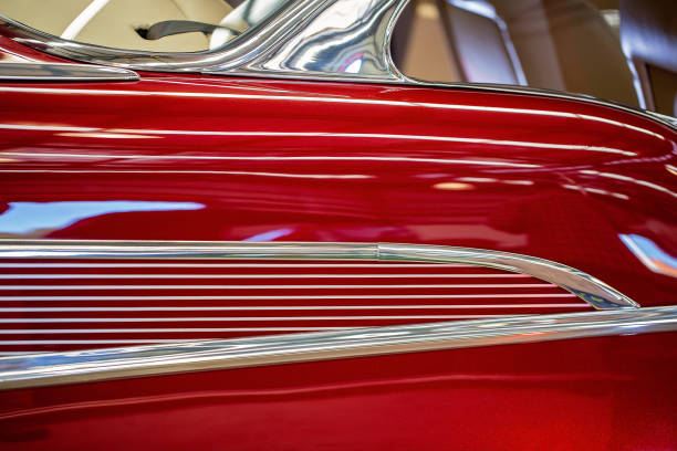 istock Chrome detail Custom Classic Car 1161934354