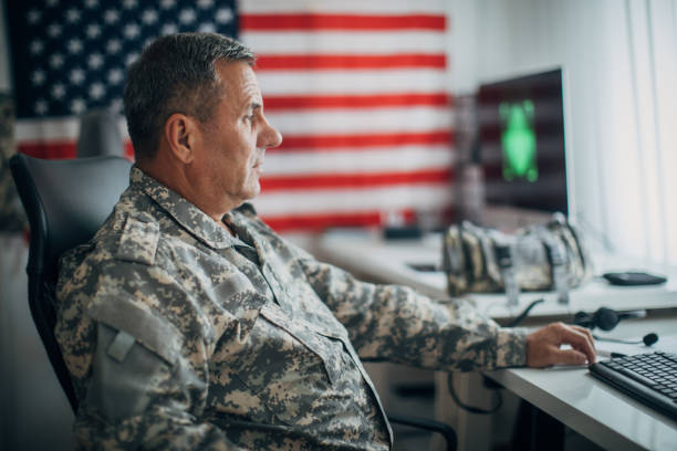 istock American soldier on the job 1161936109