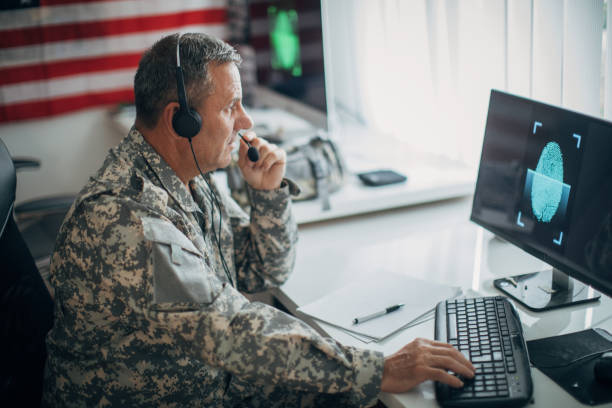 istock American soldier on the job 1161936118