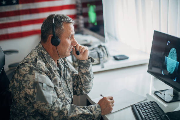 istock American soldier on the job 1161936119