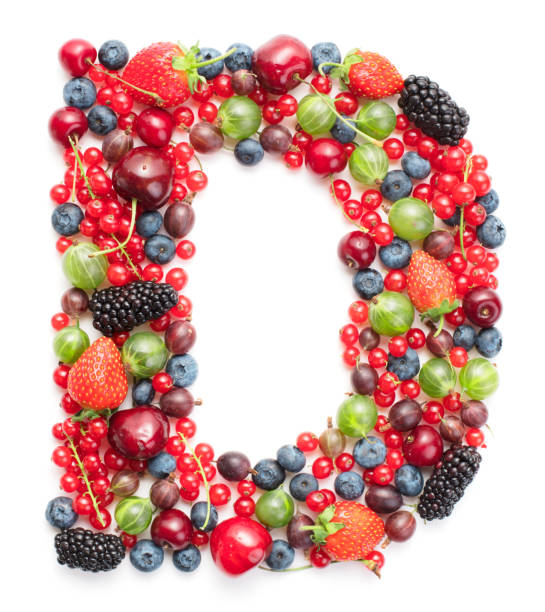 istock letter D made of berries 1161938363