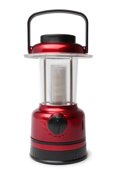 lantern - isolated on white flash imagens e fotografias de stock