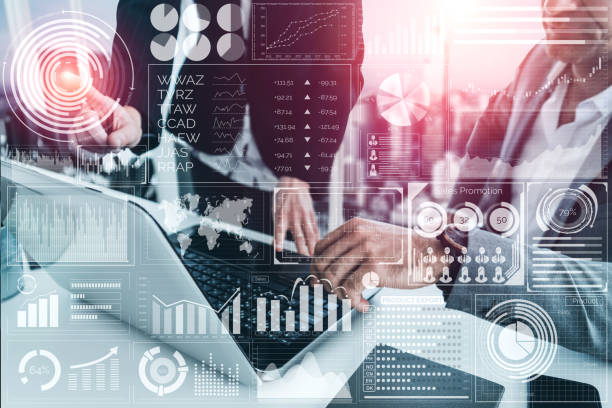 istock Big Data Technology for Business Finance Concept. 1161944526