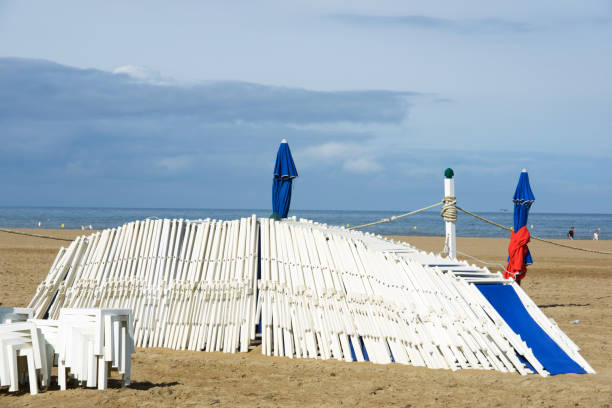 istock Deauville beach 1161948380