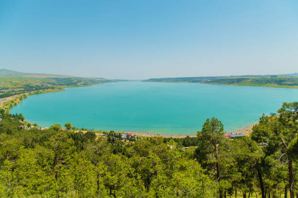 istock Tbilisi reservoir. View from above. Selective focus. 1161949415