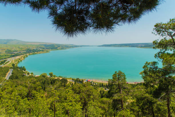 istock Tbilisi reservoir. View from above. Selective focus. 1161949448