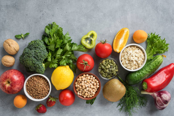 istock Organic Food Background 1161951085