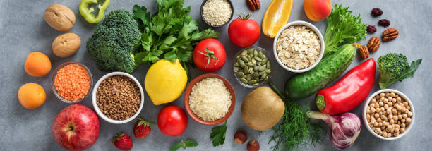 istock Organic Food Background 1161951093