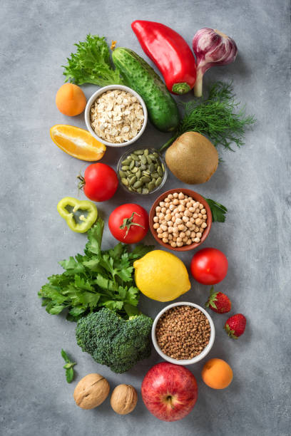 istock Organic Food Background 1161951100