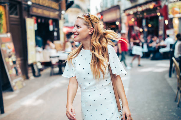 istock Attractive woman in Paris 1161958558