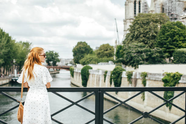 istock Young woman in Paris 1161958687