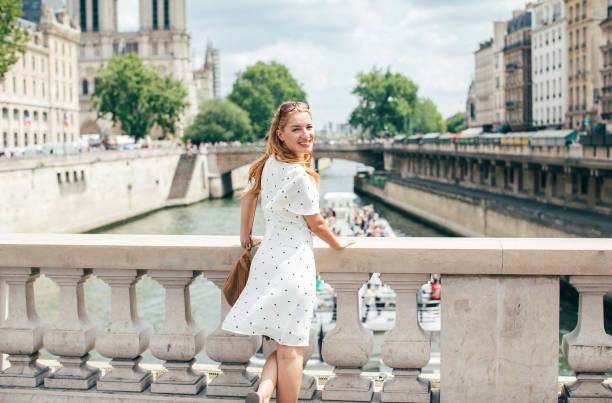 istock Young woman in Paris 1161958714