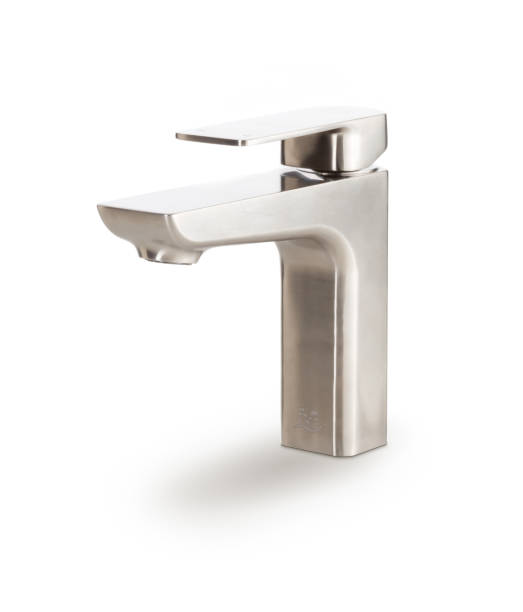 istock Custom Stainless Steel Faucet Isolated on a White Background 1161968705