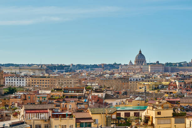 istock Rome skyline in Italy 1161970239