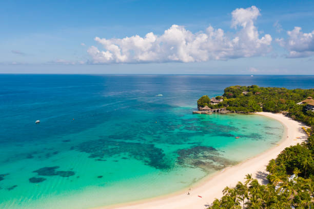 istock Beautiful Punta Bunga Beach on Boracay island, Philippines 1161971138