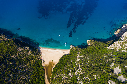 Cala Sisine beach on Sardinia